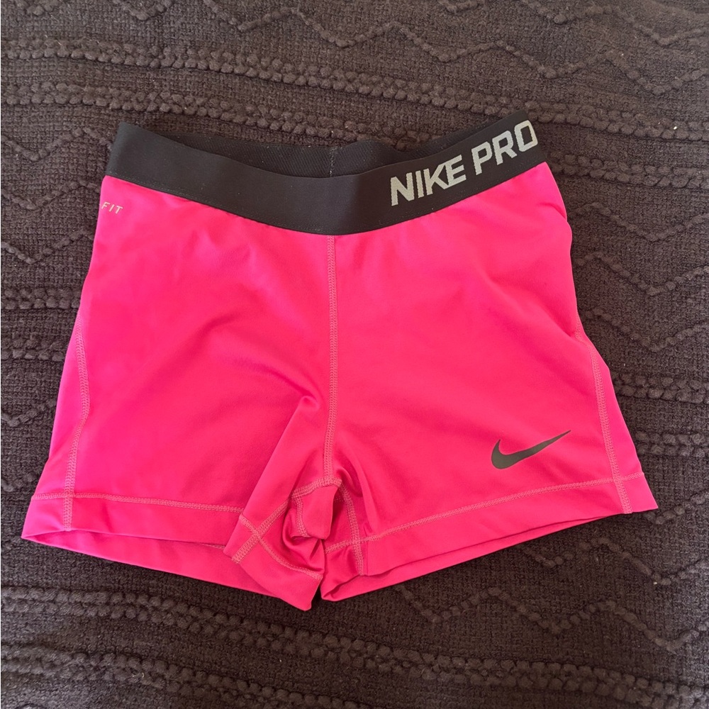 Nike Pro Pink Athletic Shorts